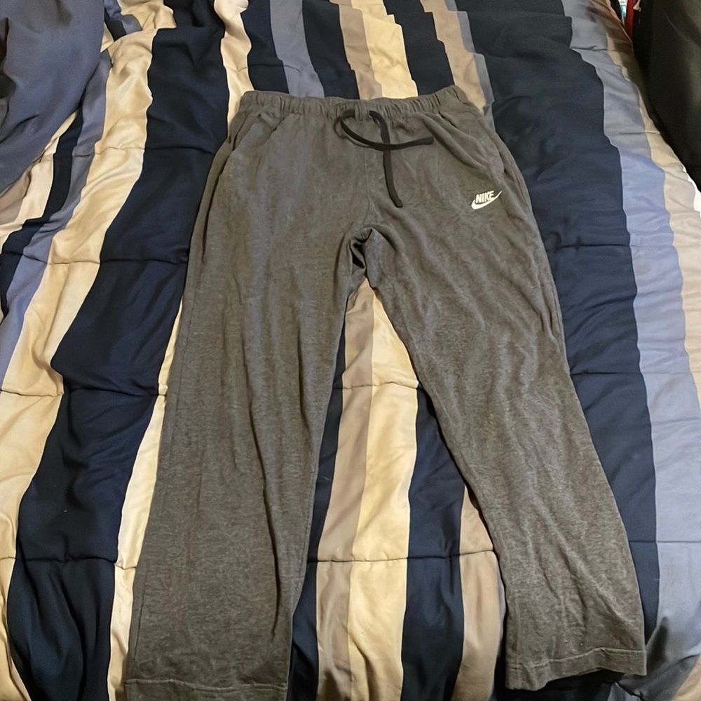Grey Nike joggers